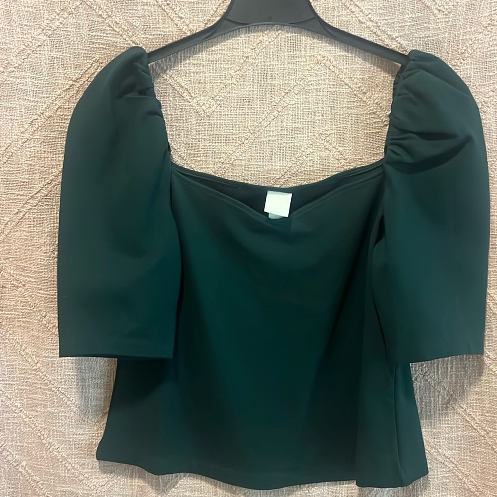 H&M Woman’s Dark Green Blouse! Size large